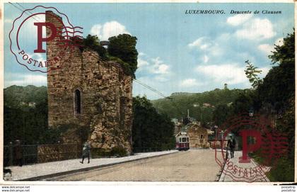 LUXEMBOURG descente de clausen   LUXEMBURG LUXEMBURGO LUXEMBOURG