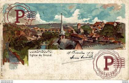 LUXEMBOURG EGLISE DU GRUND LUXEMBURG LUXEMBURGO LUXEMBOURG