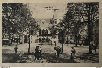 Luxembourg  (Luxembourg Ville) Place d' Armes 19??