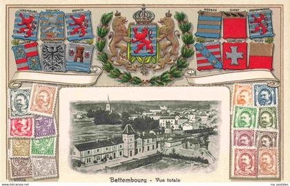 Bettembourg Luxembourg Panorama Wappen Krone