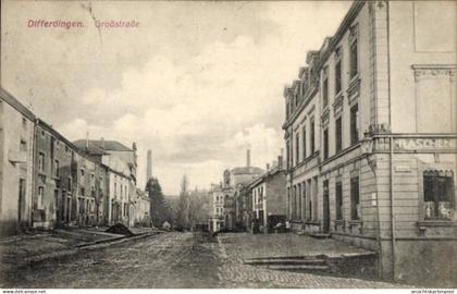 CPA Differdange Differdingen Luxembourg, Großstraße, Geschäft