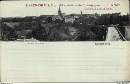 CPA Luxemburg Luxemburg, Eingang zur Stadt