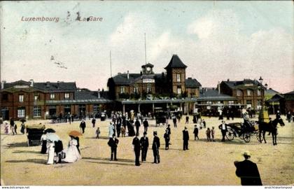CPA Luxemburg Stadt, Bahnhof