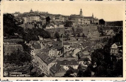 CPA Luxemburg Stadt, Luxembourg, Grund el Ville haute, Stadtansicht, Gebäude