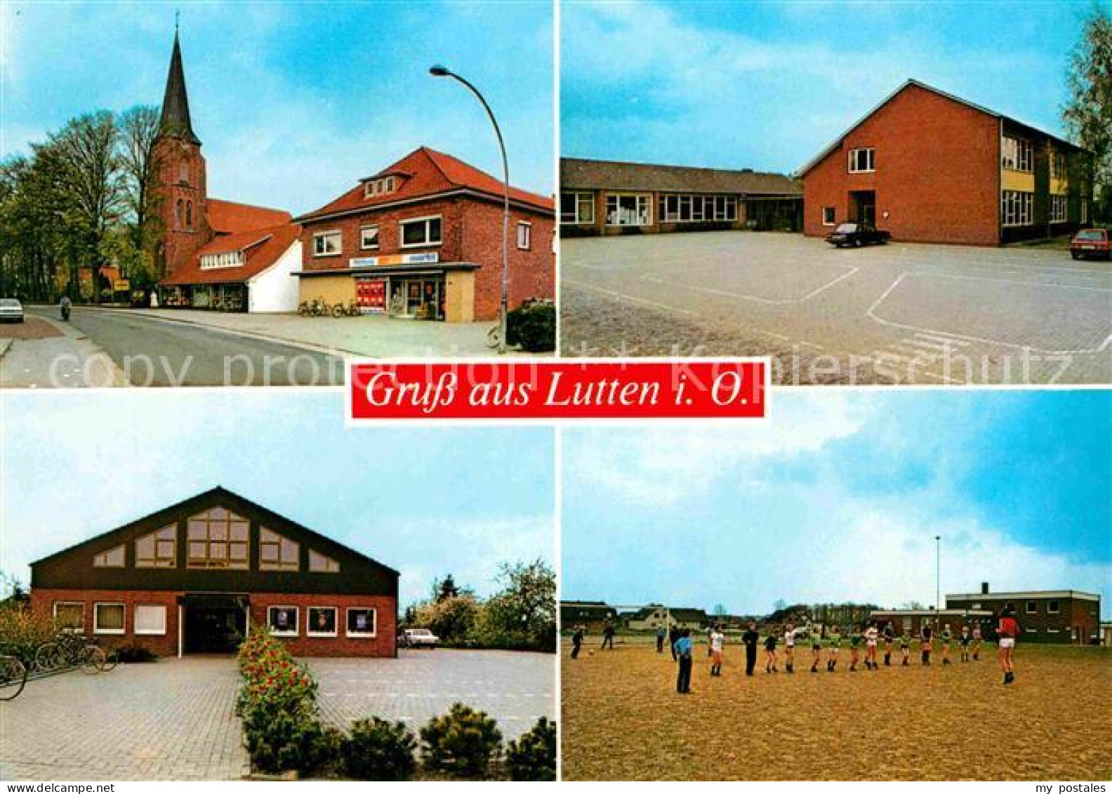 Lutten Vechta Kirche Halle Sportplatz