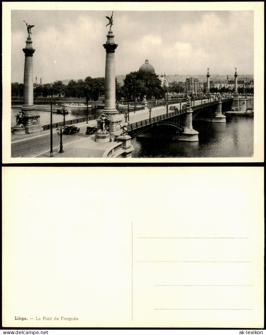 Lüttich Luik Lîdje Lüttich (Liège) Le Pont de Fragnée Brücke 1940