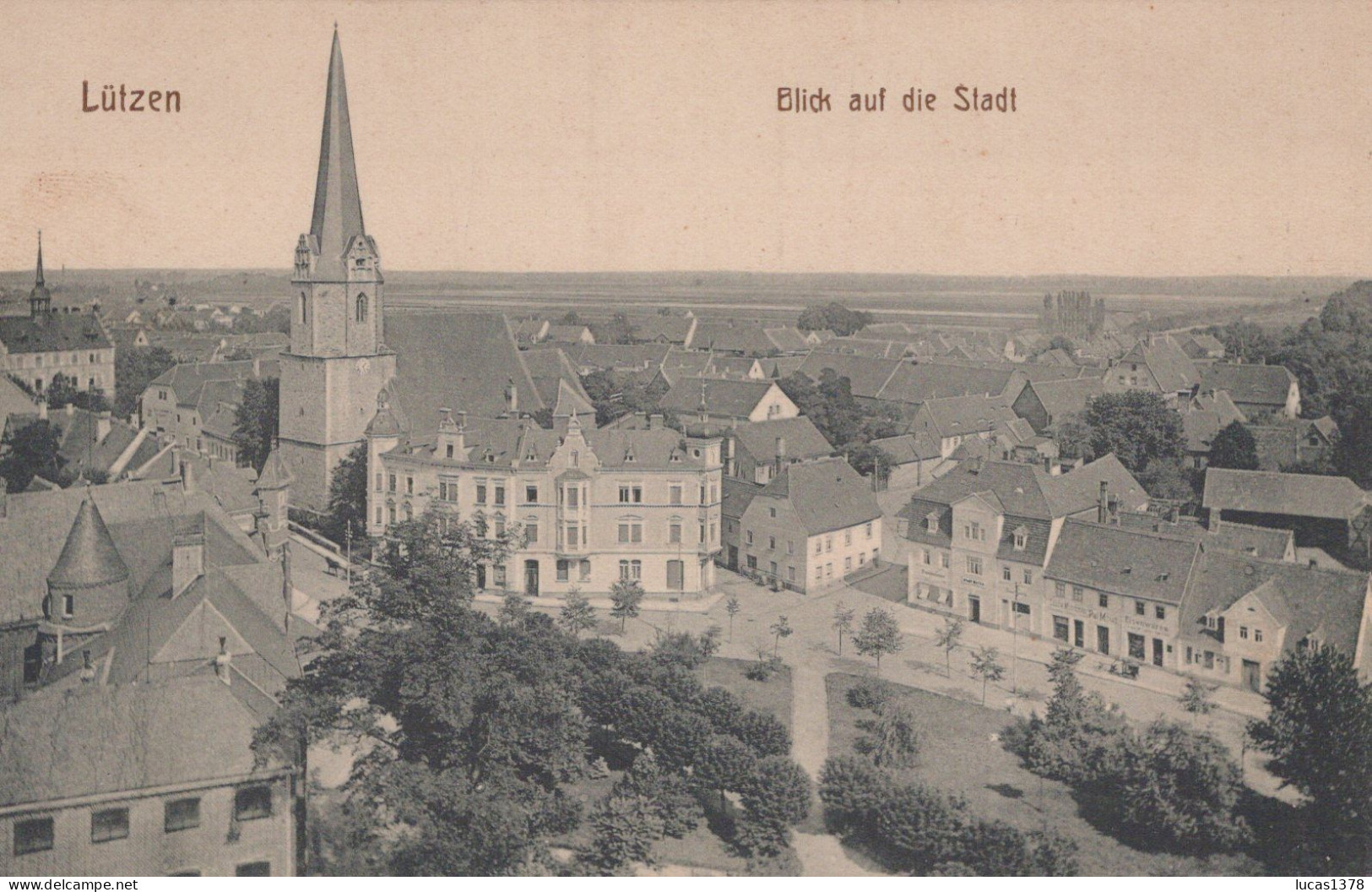 LUTZEN / BLICK AUF DIE STADT
