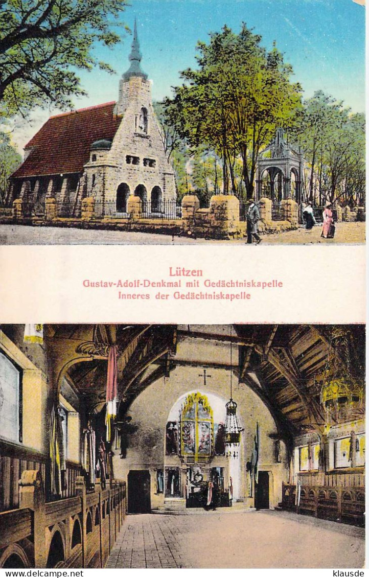 Lützen - Mehrbild Gustav Adolf-Denkmal,Gedächtniskapelle