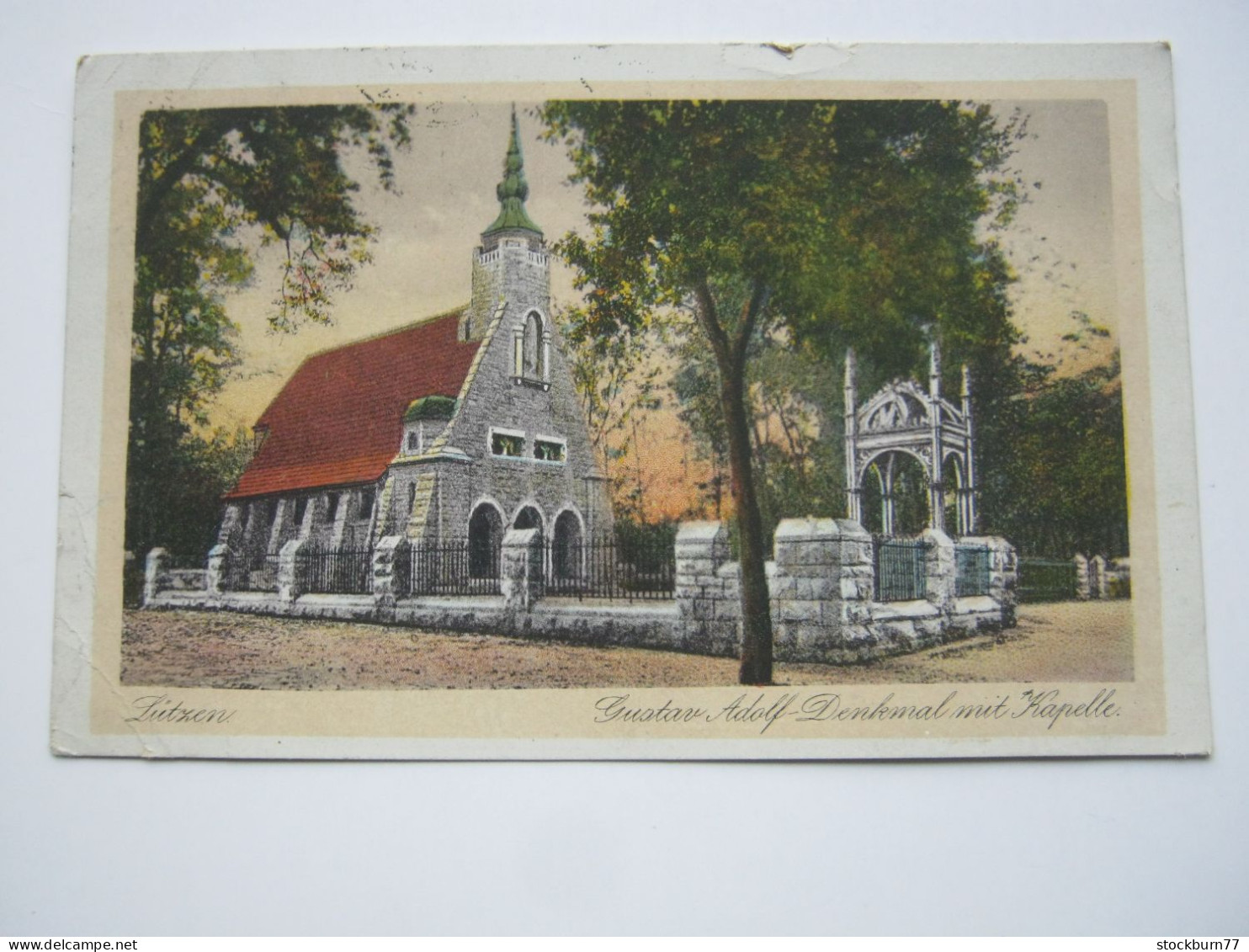 LÜTZEN  ,  seltene   Karte um 1923