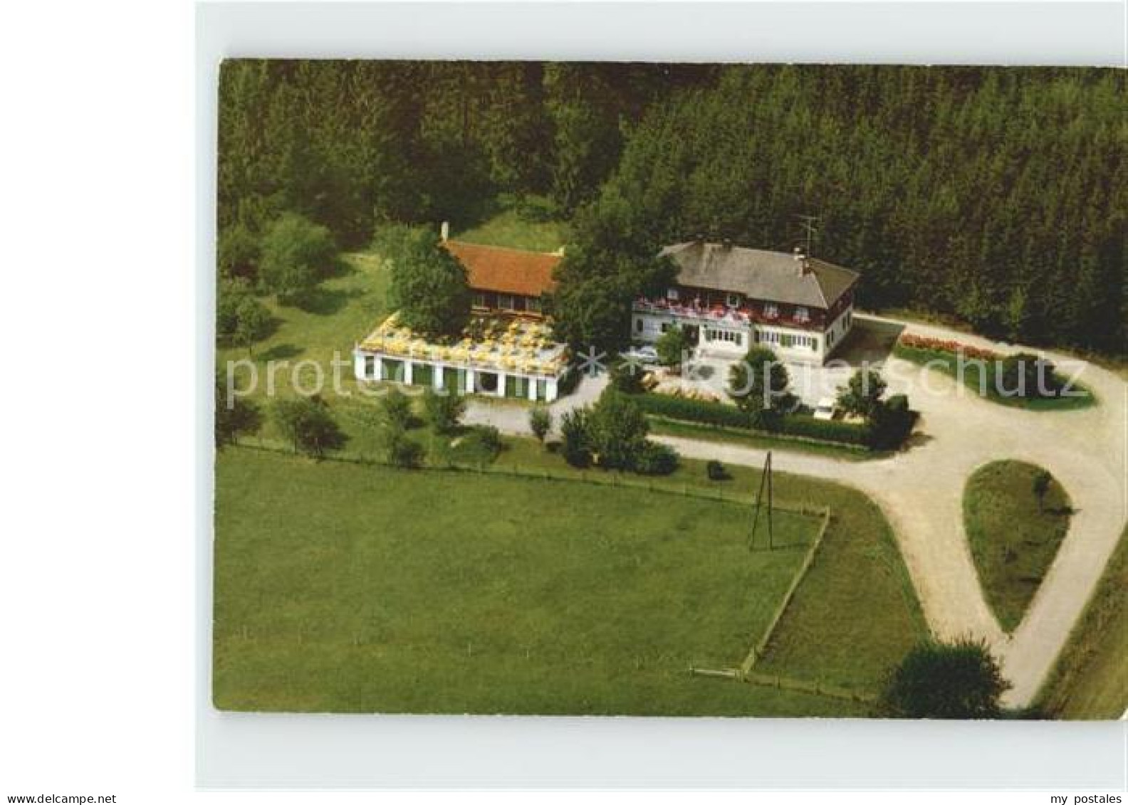 Lutzingen Goldberg- Alm Fliegeraufnahme