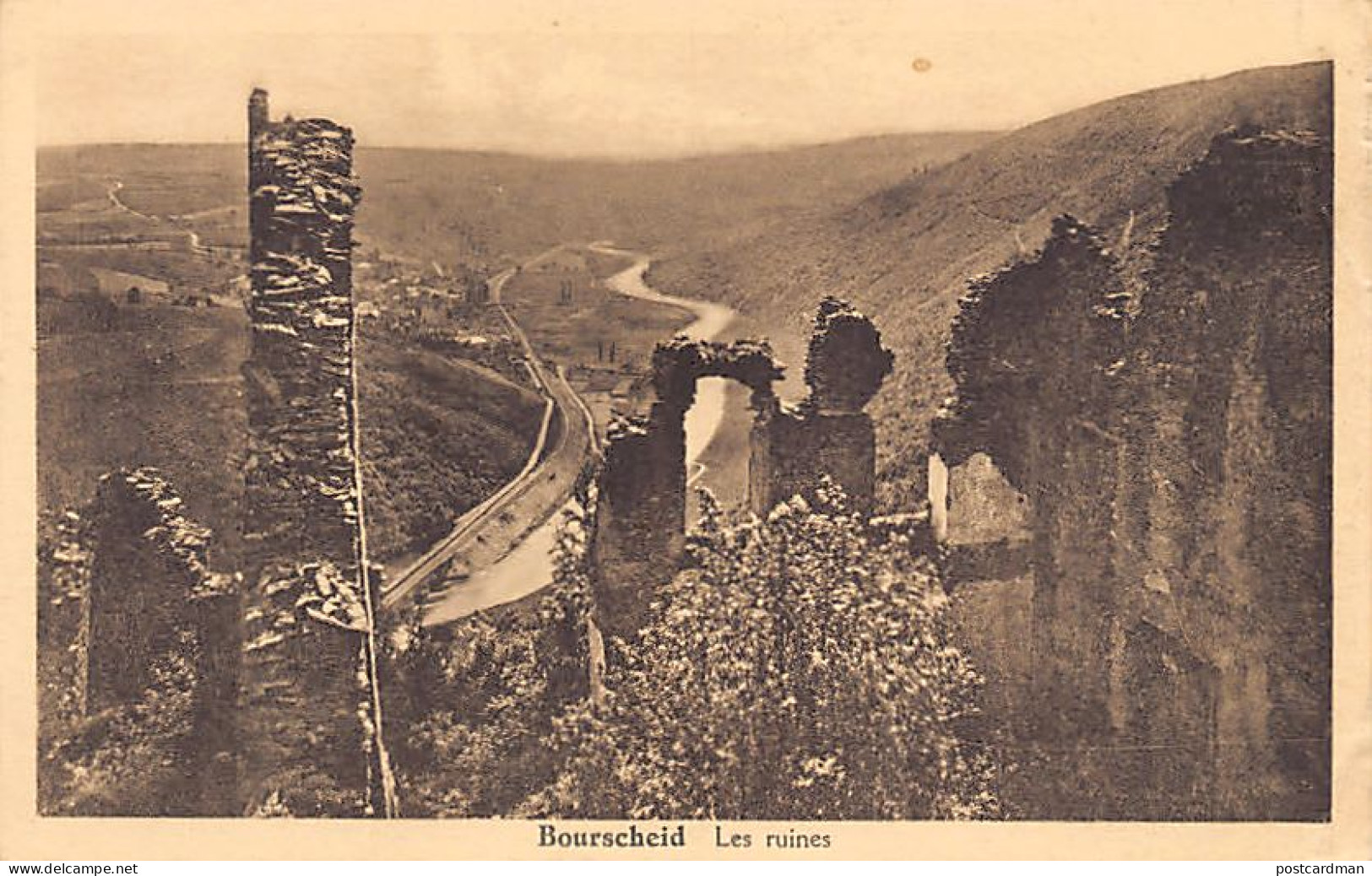 Luxembourg - BOURSCHEID - Les ruines - Ed. Marcel Gehlen 8