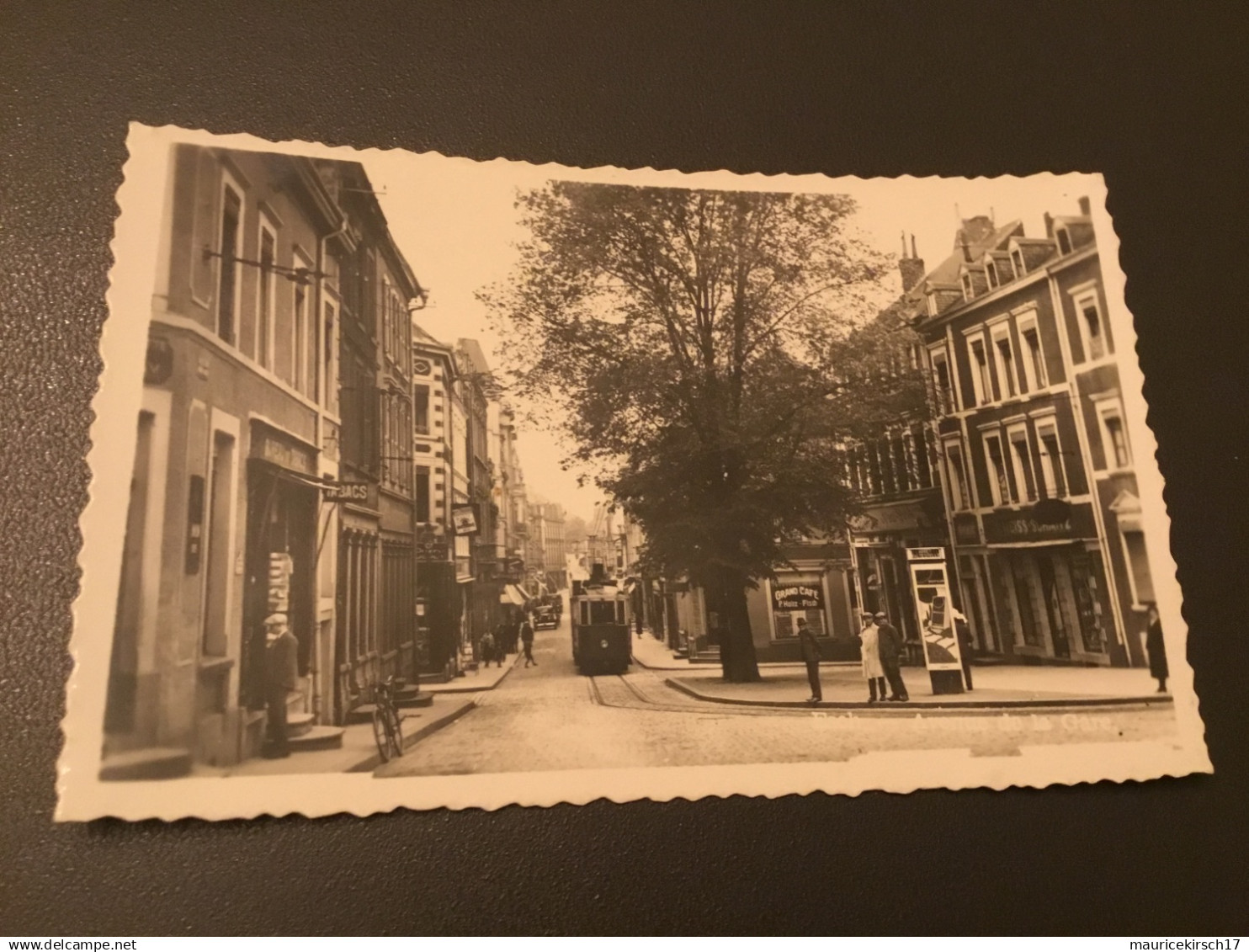 Luxembourg carte photo Esch Alzette Tram 1935