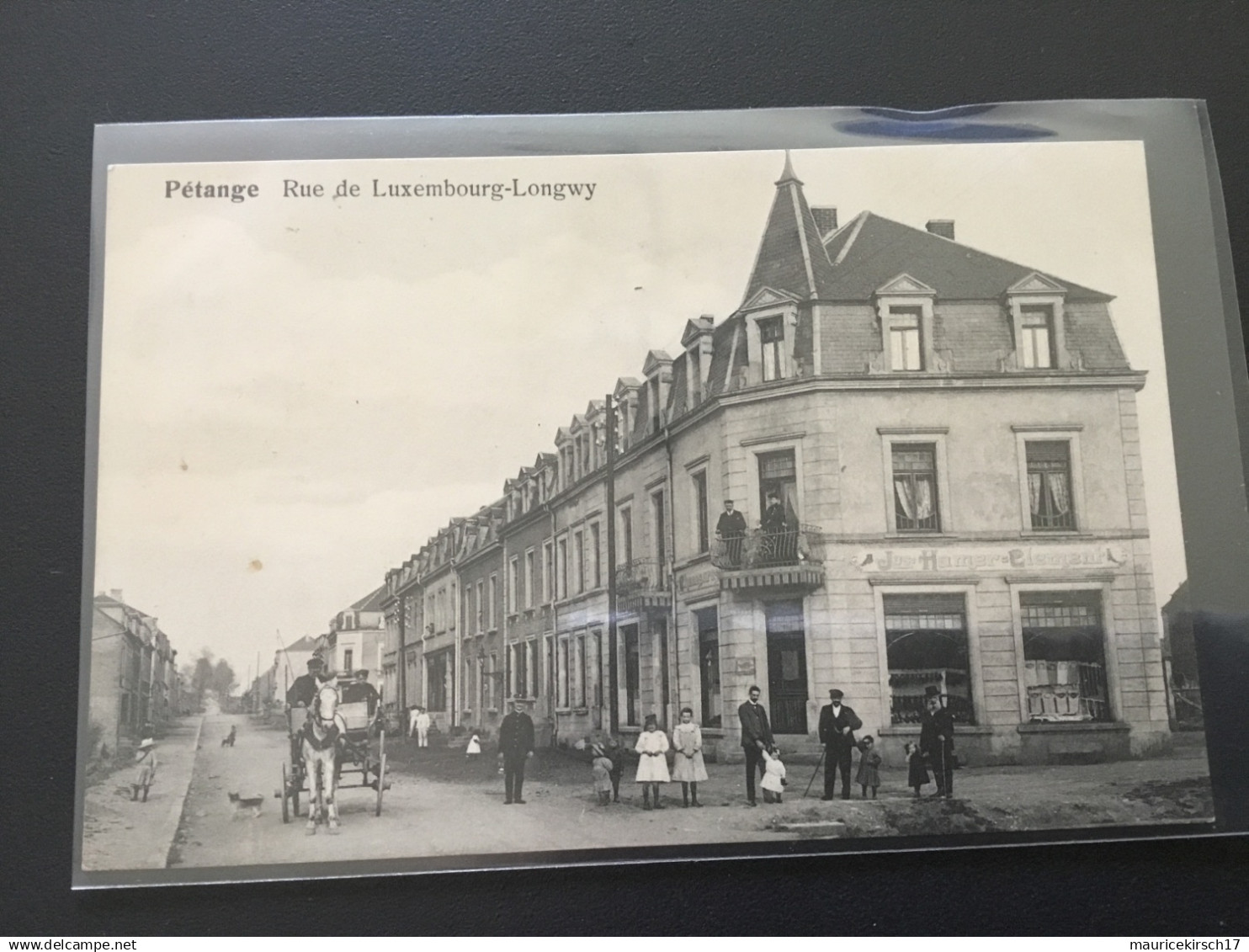 Luxembourg carte postale de Petange