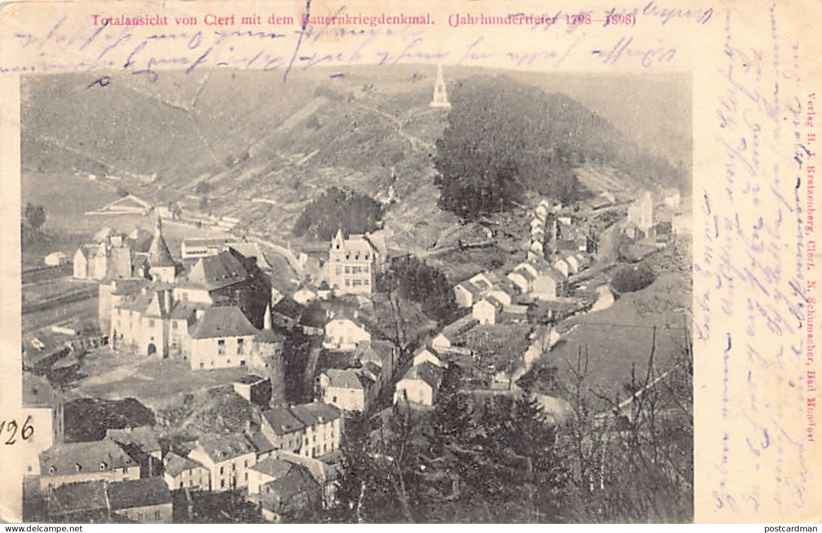 Luxembourg - CLERVAUX - Vue générale - Ed. inconnu
