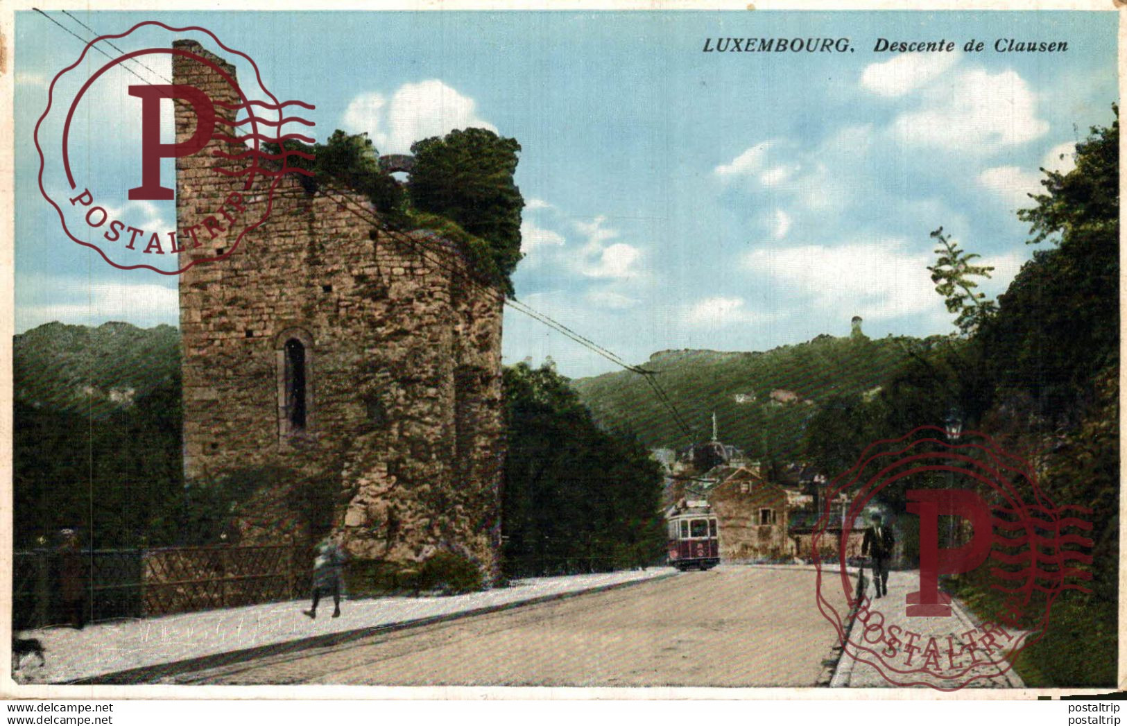 LUXEMBOURG descente de clausen   LUXEMBURG LUXEMBURGO LUXEMBOURG