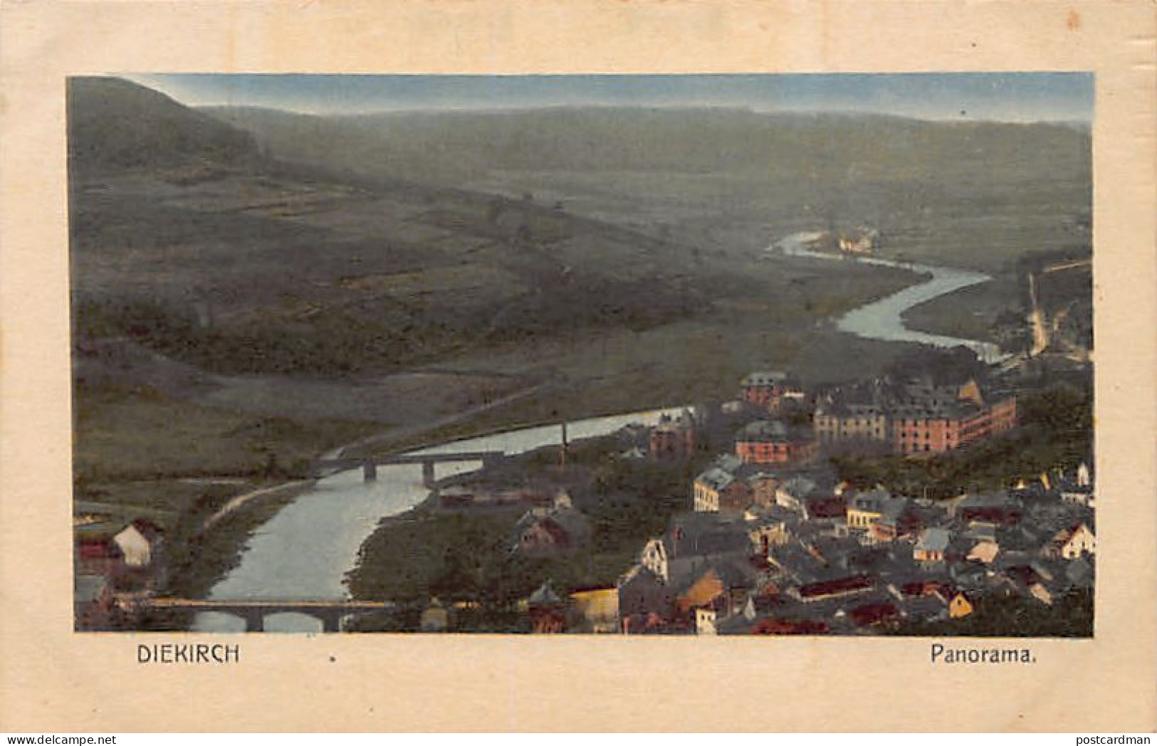 Luxembourg - DIEKIRCH - Panorama - La rivière - Ed. P. Houstrass