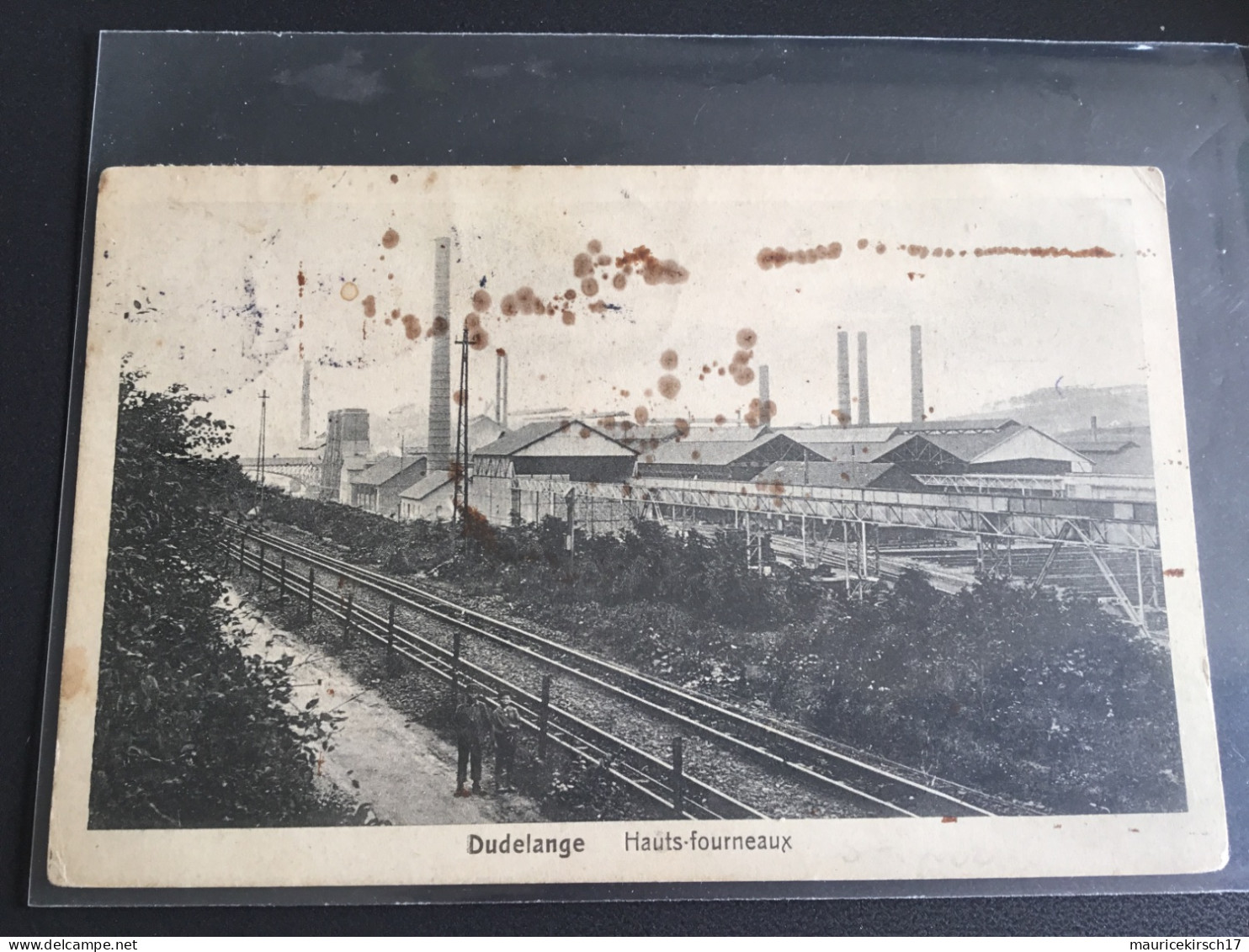 Luxembourg dudelange 1917 hauts-fourneaux ARBED