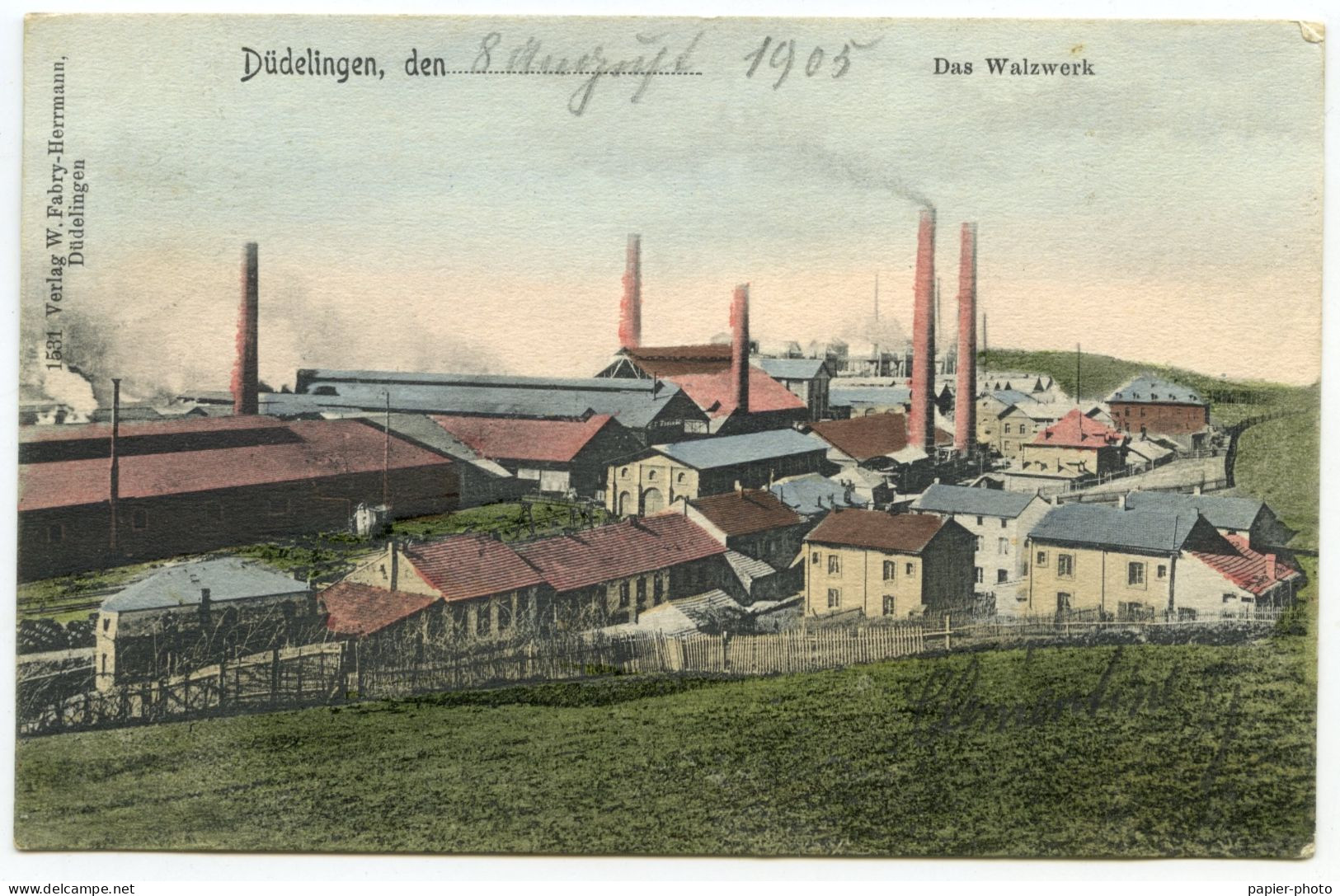 (Luxembourg) Dudelange. Düdelingen. Das Walzwerk.