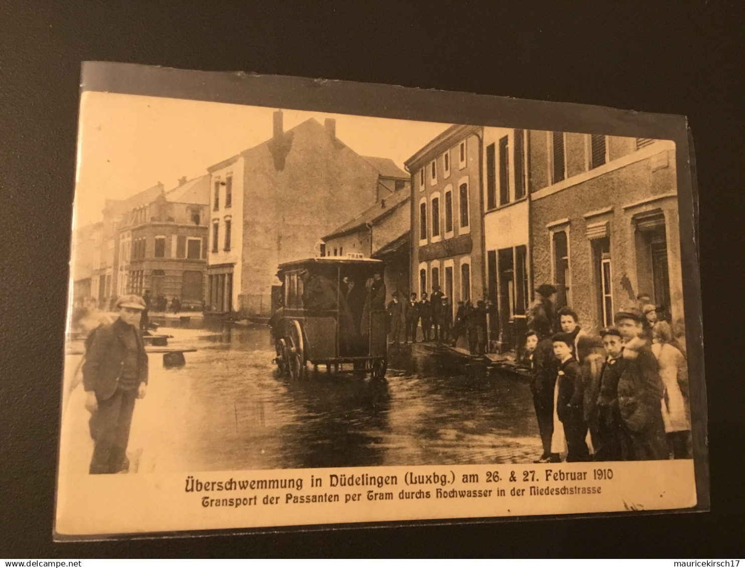 Luxembourg Dudelange Überschwemmung 1910