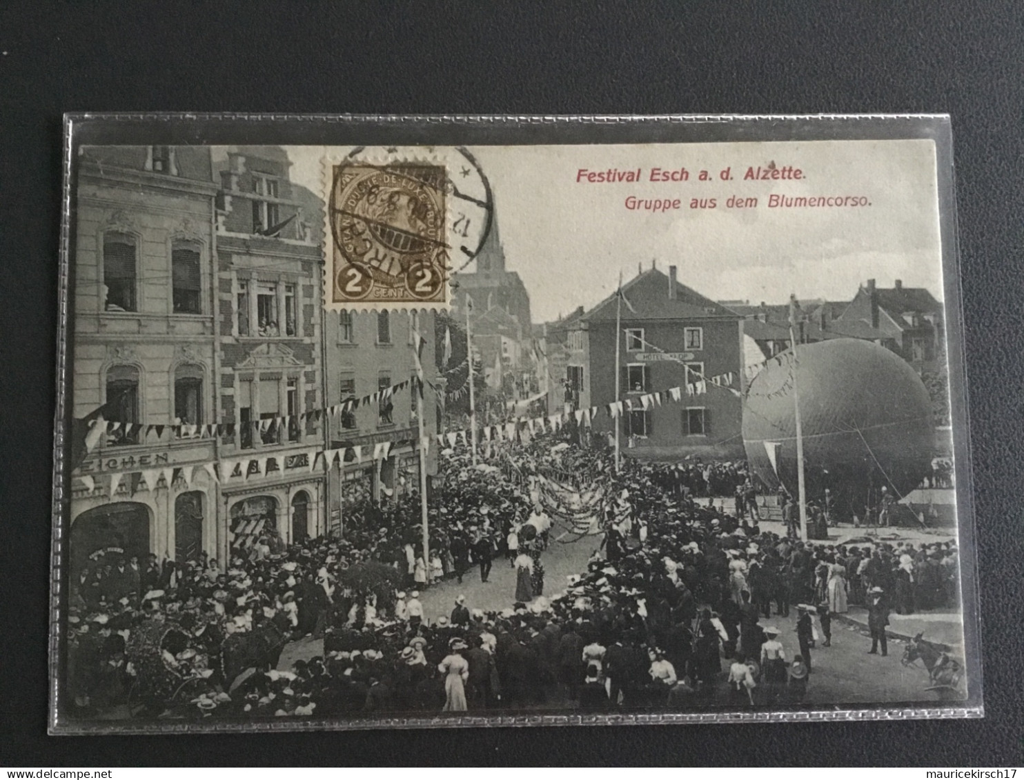 Luxembourg Esch Alzette festival ballon 1906