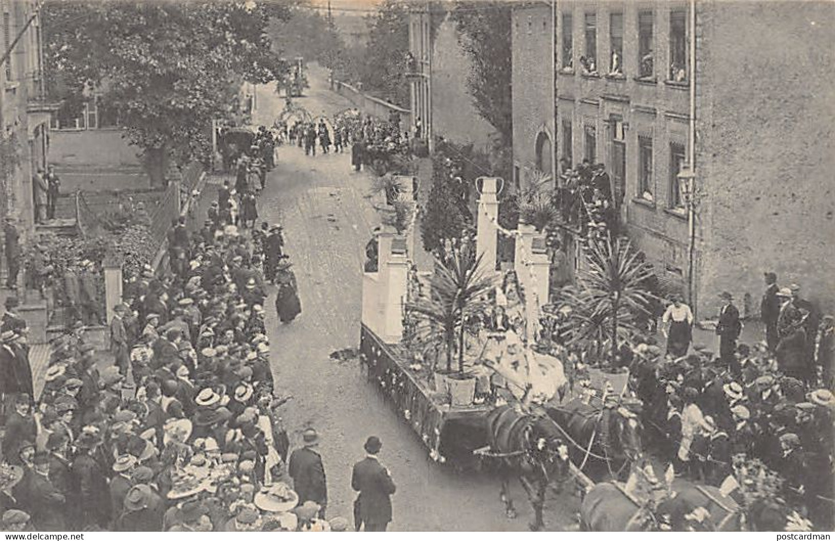 Luxembourg - ESCH SUR ALZETTE - Feierlichkelten vom 1.-3. September 1912 - Blumencorso - Ed. inconnu