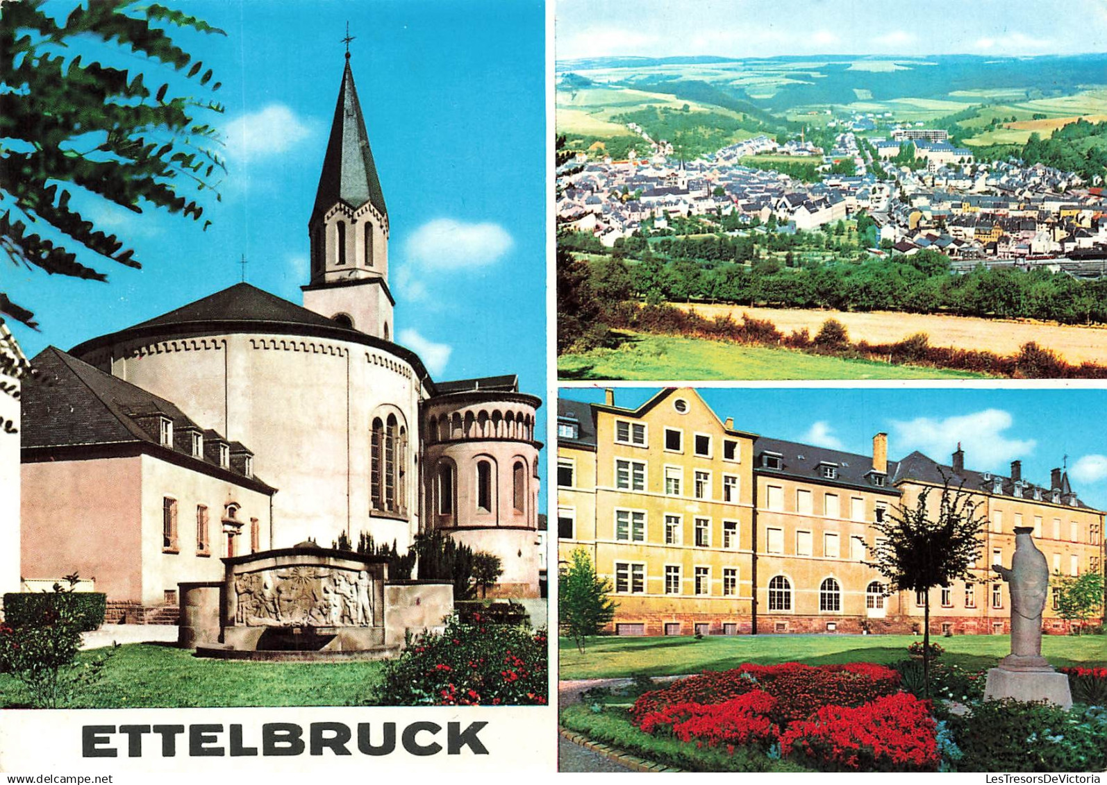 LUXEMBOURG - Ettelbruck - Eglise - Panorama - Multivues - Carte postale