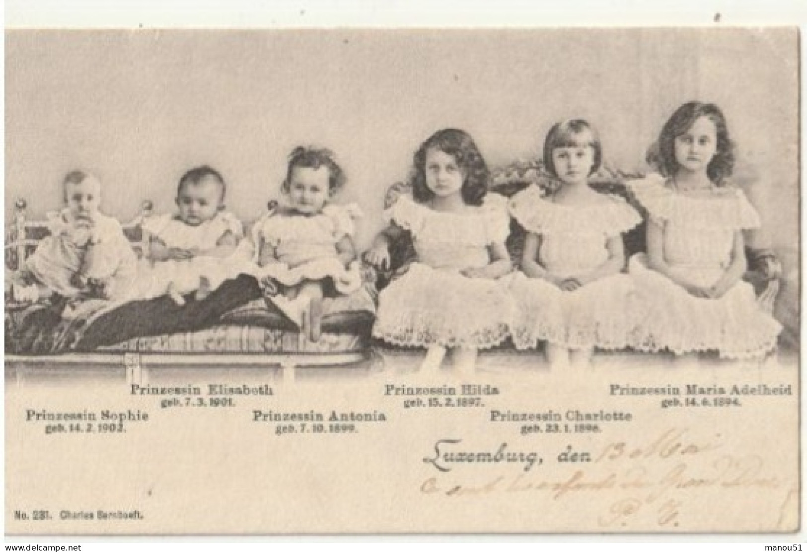 LUXEMBOURG - Famille Grand-Ducale : Les Princesses