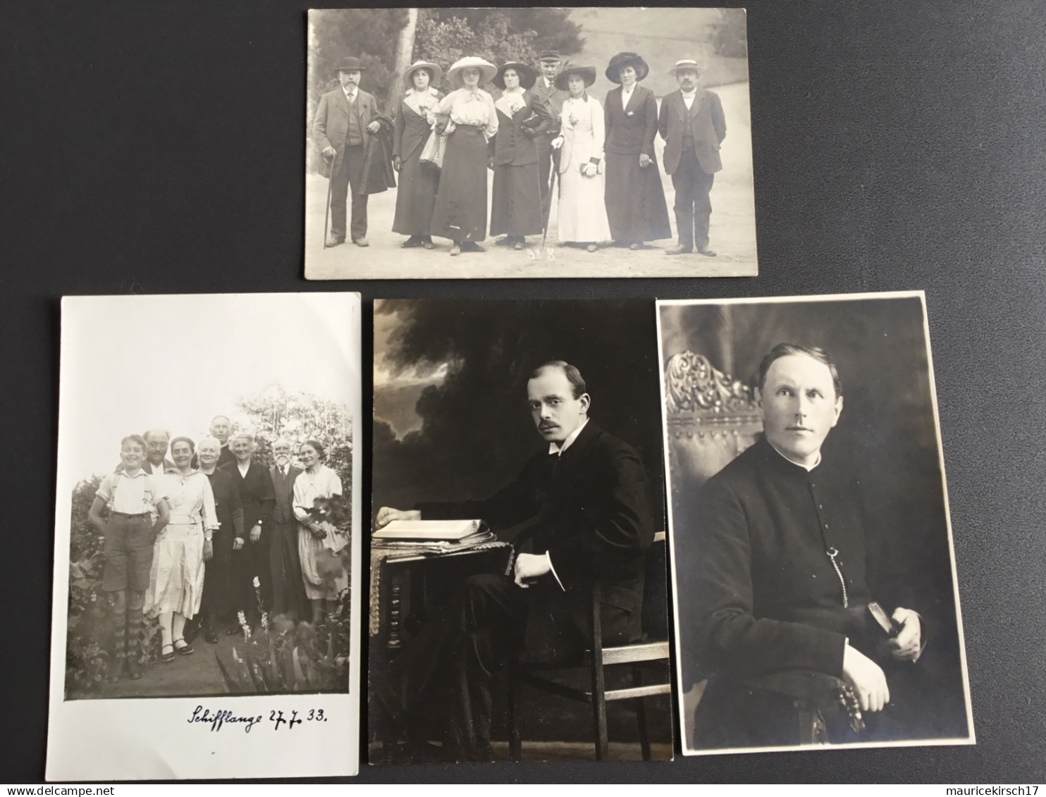 Luxembourg joli lot de 4 cartes postales / cartes-photo