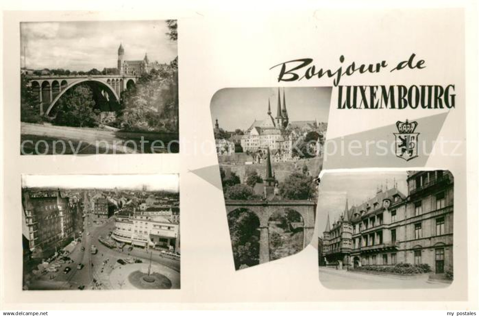 Luxembourg Luxembourg Bruecke Stadtplatz Teilansichten