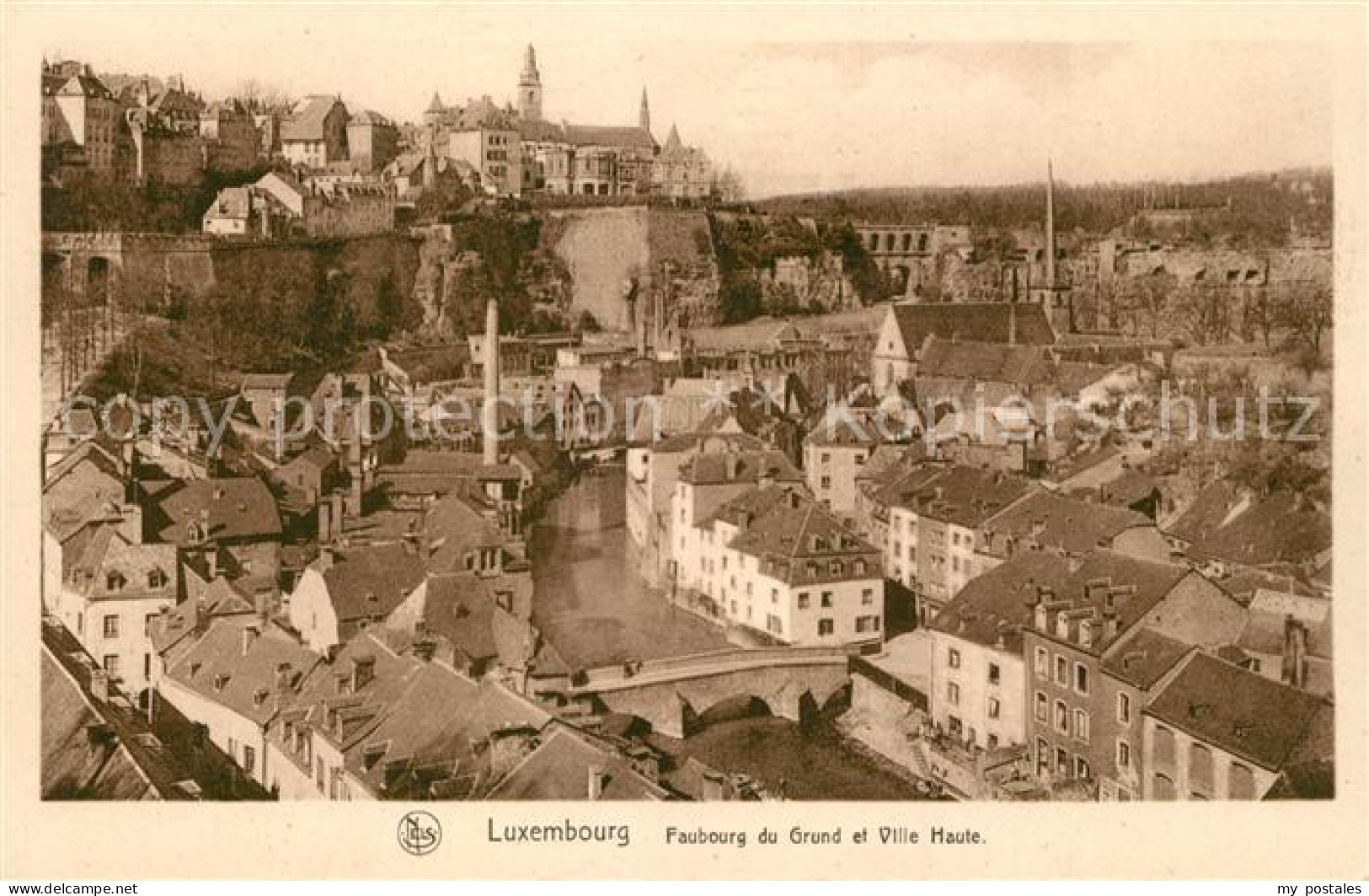 Luxembourg Luxembourg Faubourg du Grund et Ville Haute