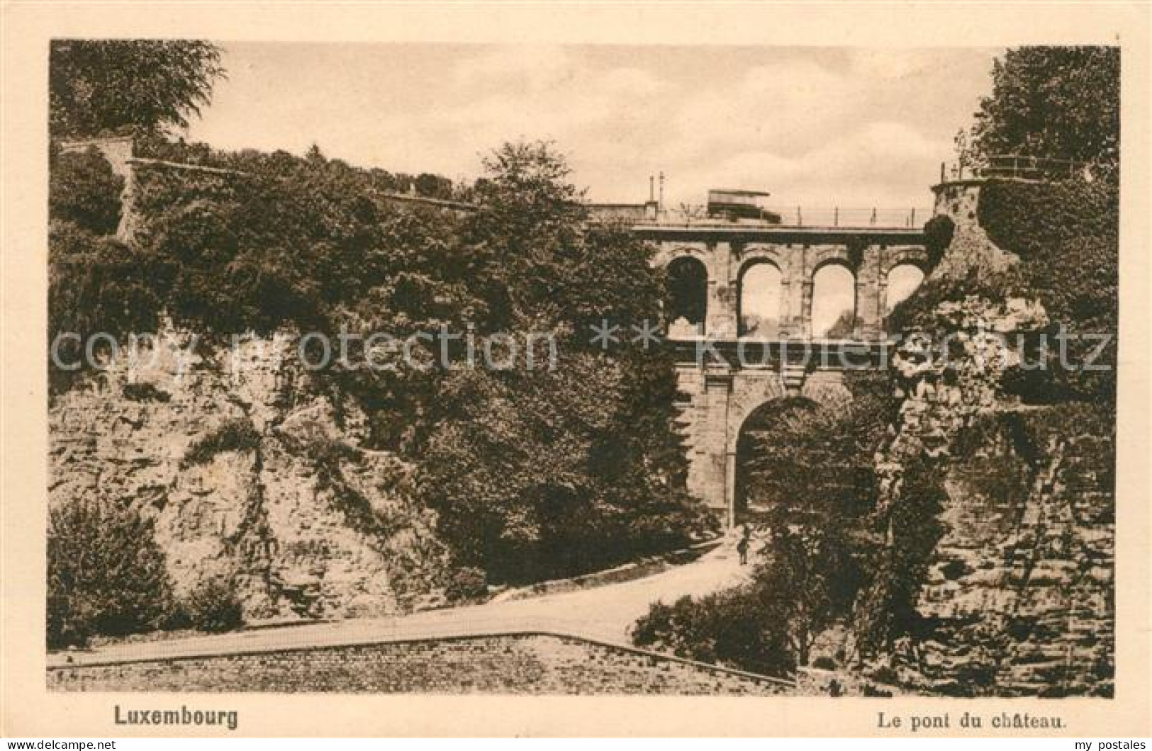 Luxembourg Luxembourg Le pont du chateau