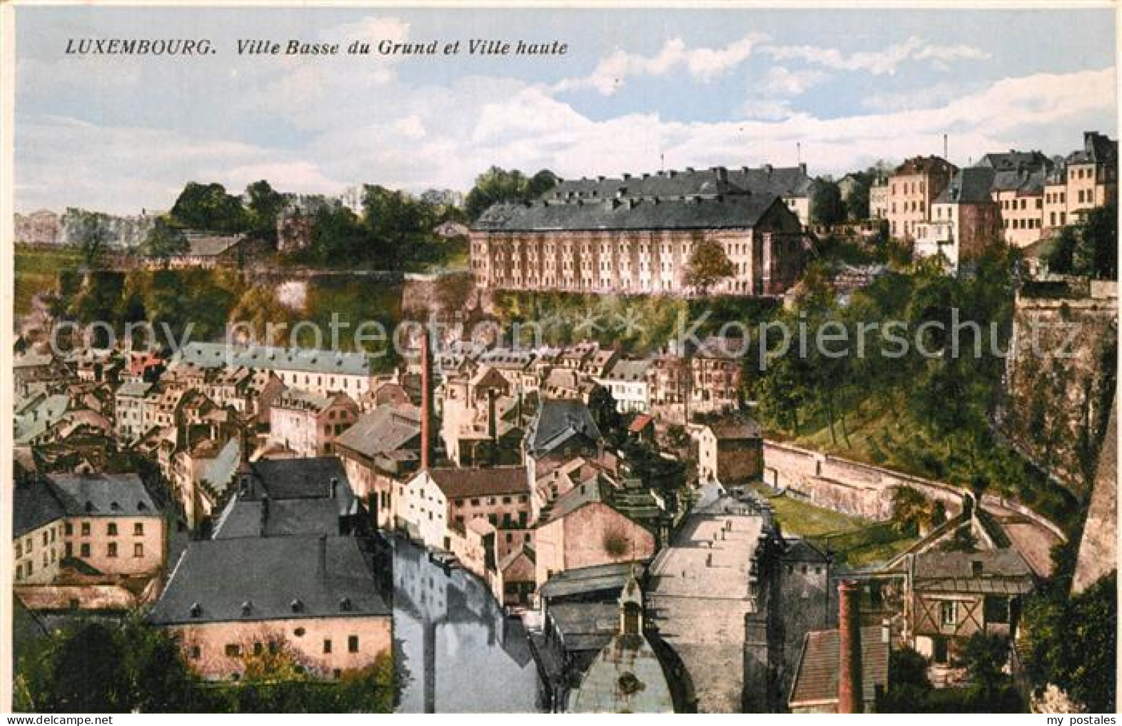 Luxembourg Luxembourg Ville Basse du Grund et Ville haute