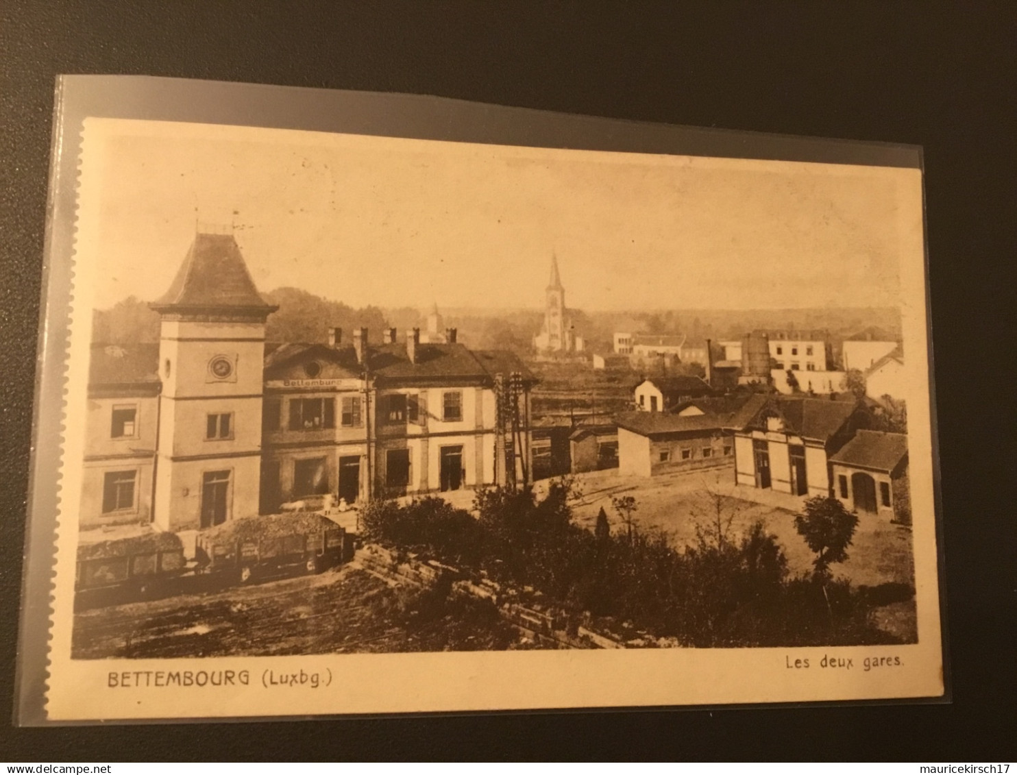 Luxembourg Luxemburg Bettembourg gare 1928