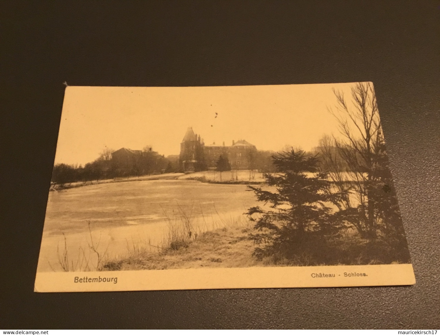 Luxembourg Luxemburg carte postale Bettembourg nels chateau 1908