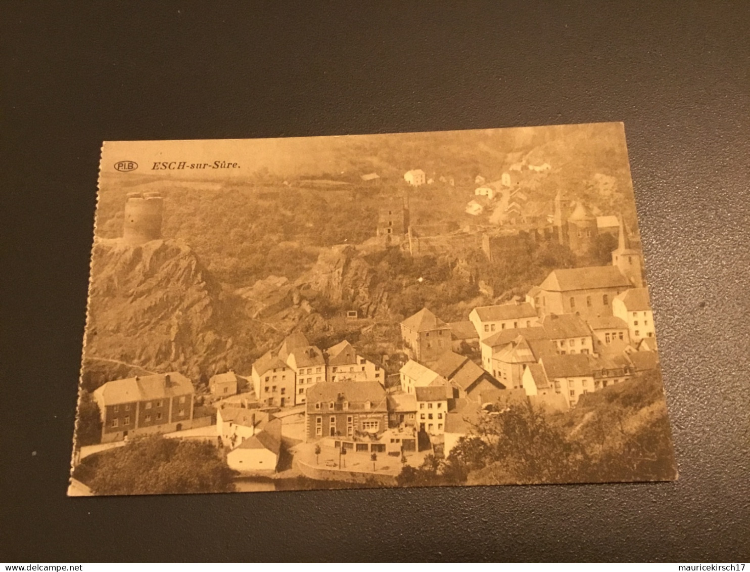 Luxembourg Luxemburg carte postale Esch-sur-Sure Esch-Sauer PIB