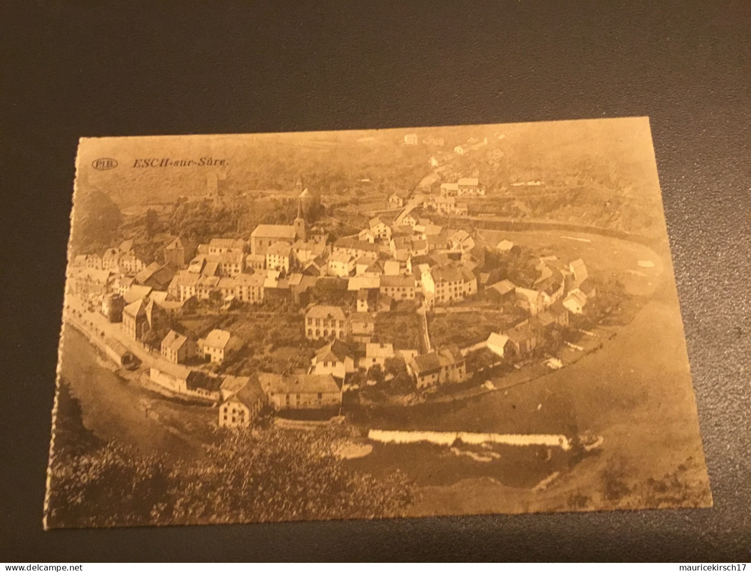 Luxembourg Luxemburg carte postale Esch-sur-Sure Esch-Sauer PIB