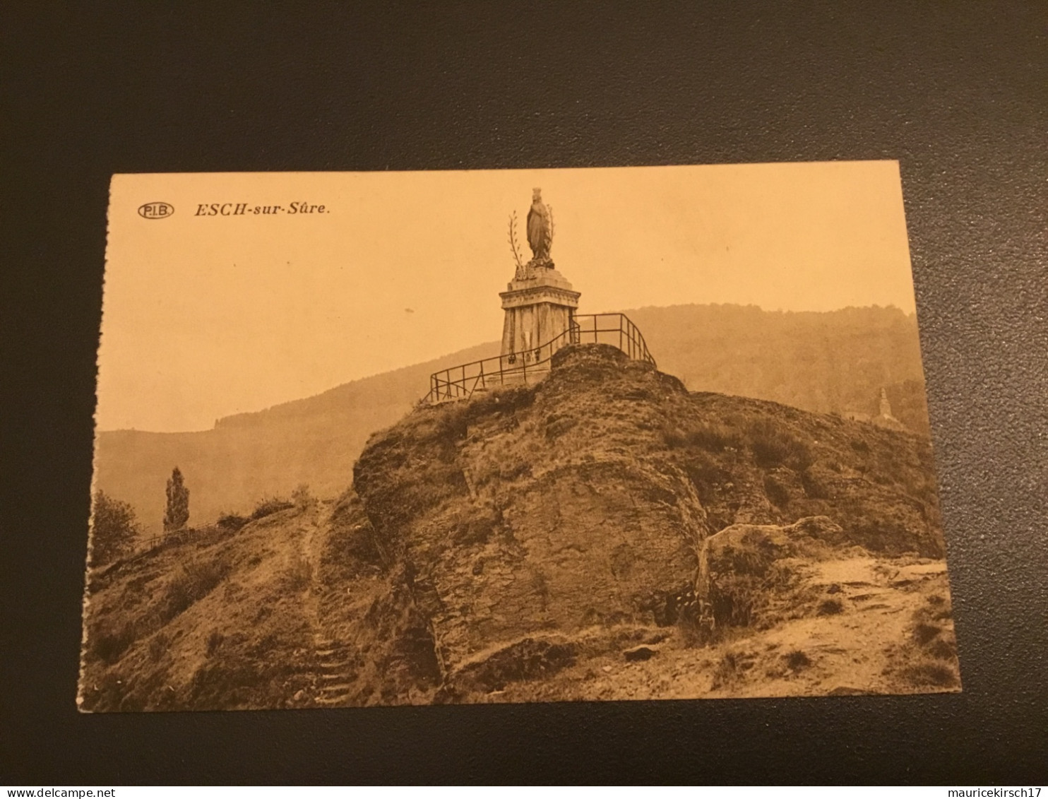 Luxembourg Luxemburg carte postale Esch-sur-Sure Esch-Sauer PIB