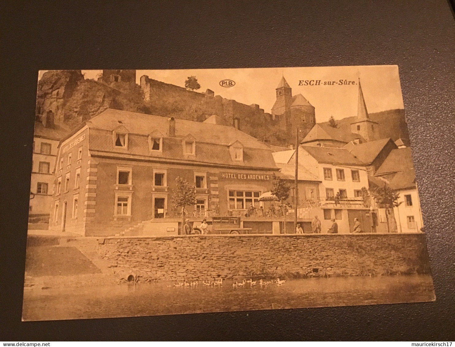 Luxembourg Luxemburg carte postale Esch-sur-Sure Esch-Sauer PIB