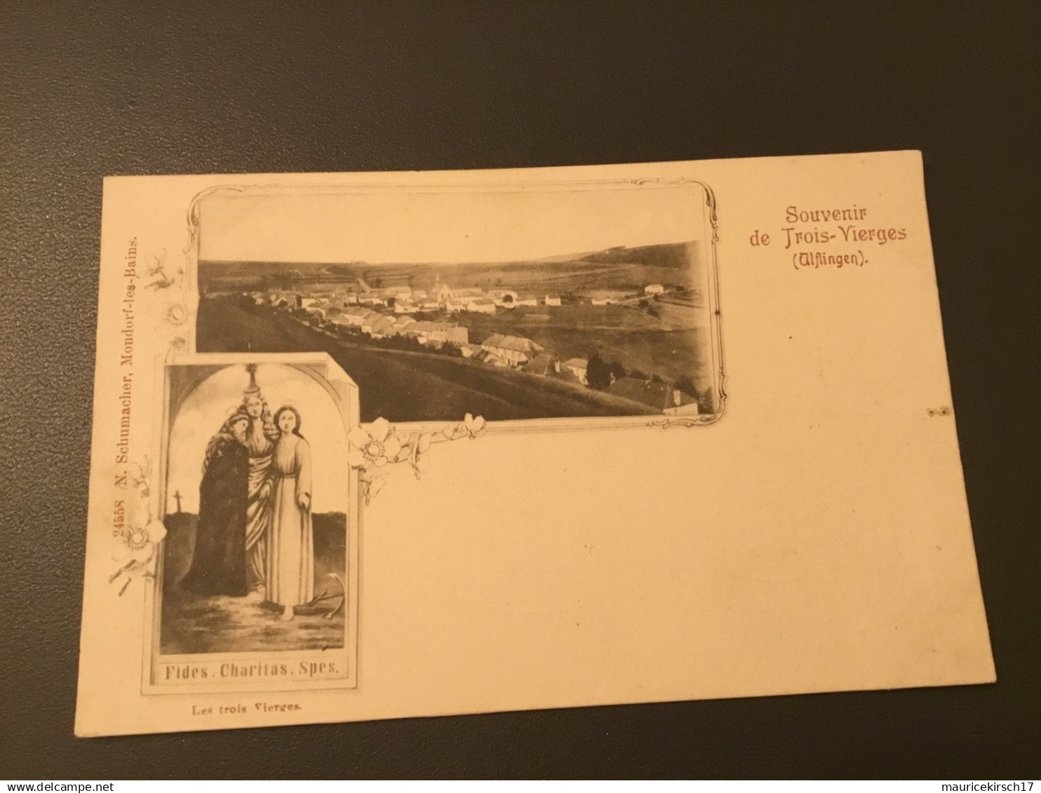 Luxembourg luxemburg carte postale troisvierges ulflingen chocolat parisien