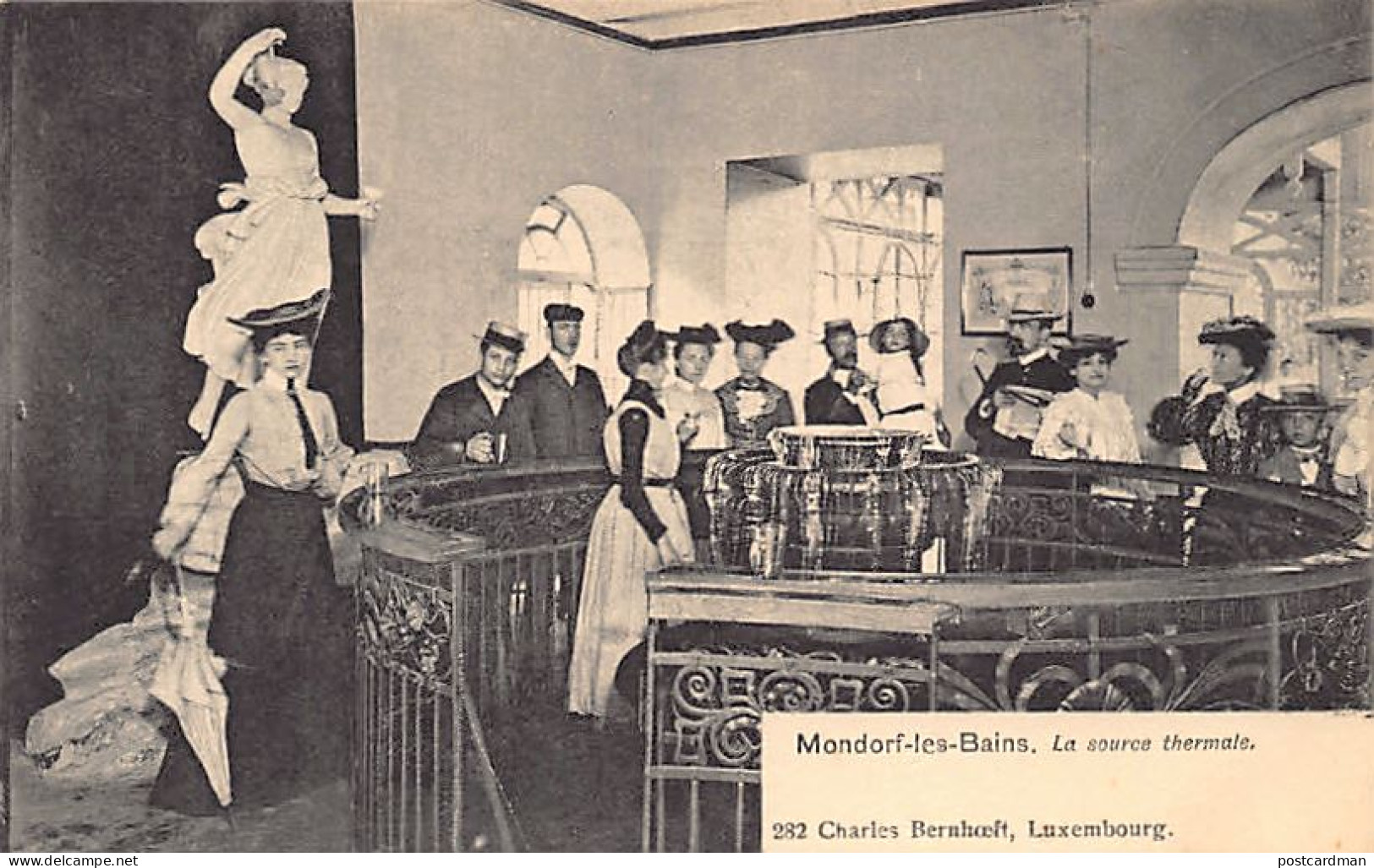 Luxembourg - MONDORF LES BAINS - La source thermale - Ed. Ch. Bernhoeft 282