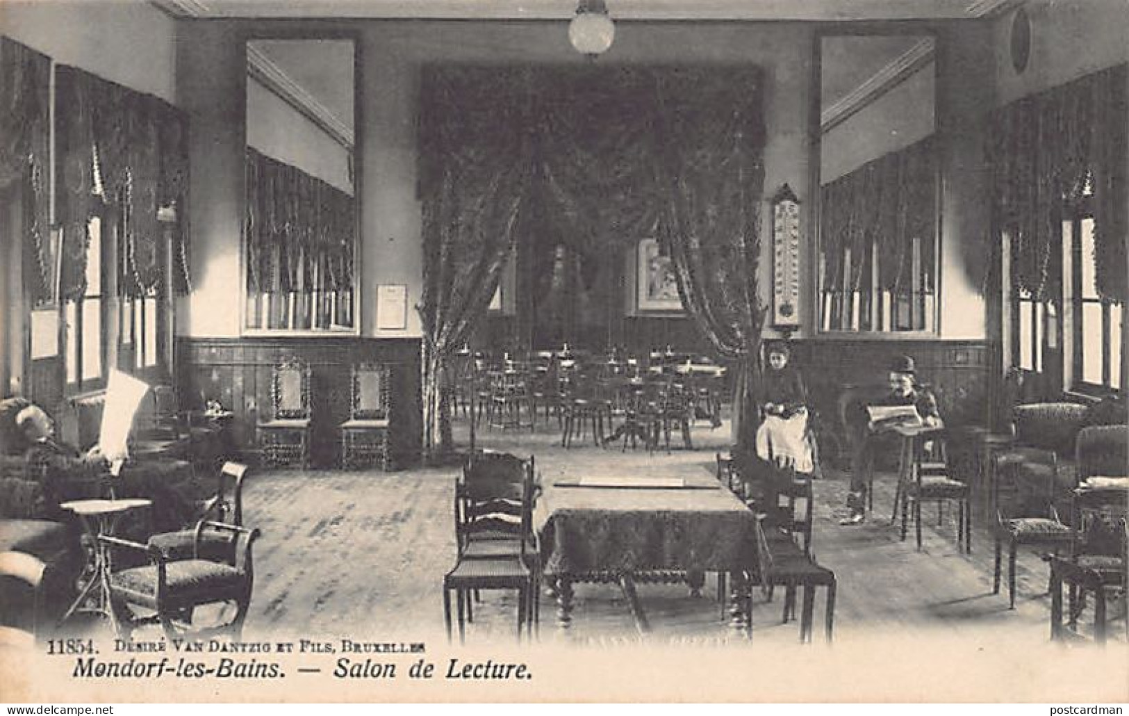 Luxembourg - MONDORF LES BAINS - Salon d electure - Ed. Désiré van Dantzig et Fils 11854