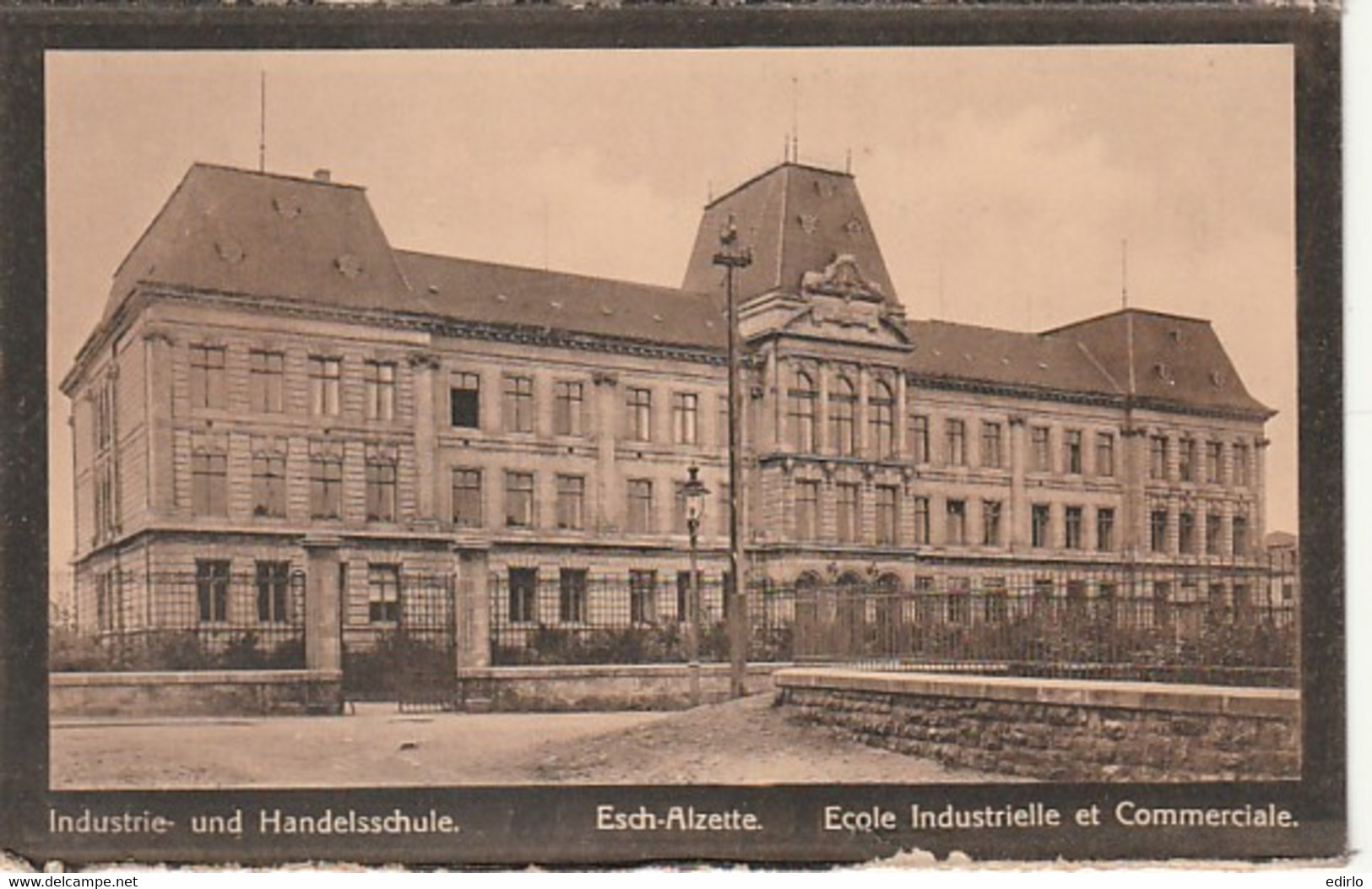 ***  LUXEMBOURG  ***  oindustrie und Handelsschule ESCH ALZETTE - écrite TTB