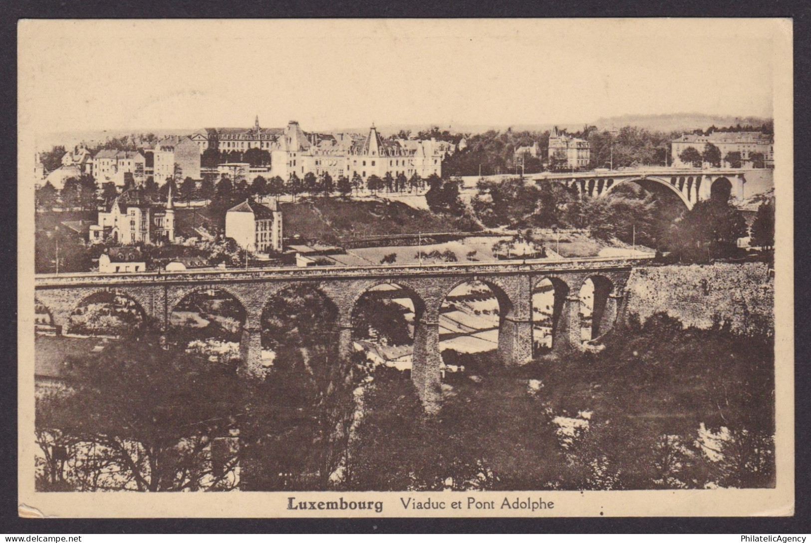 LUXEMBOURG, Postcard, Luxembourg, Pont Adolphe, RPPC
