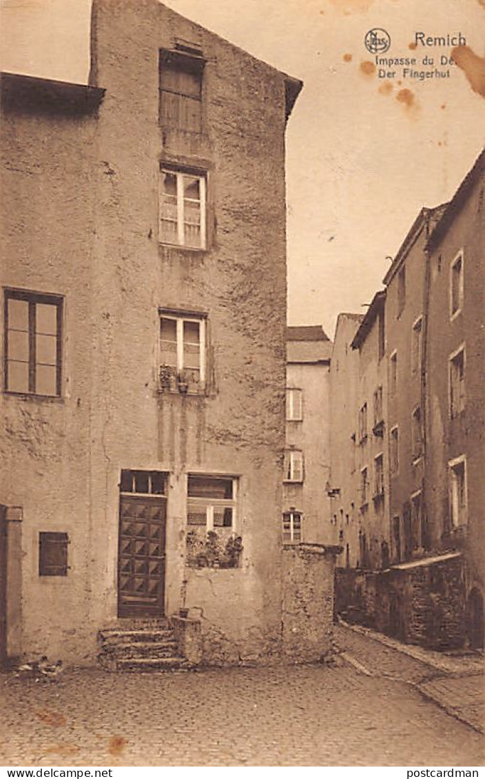Luxembourg - REMICH - Impasse du Dé - Ed. E. A. Schaack