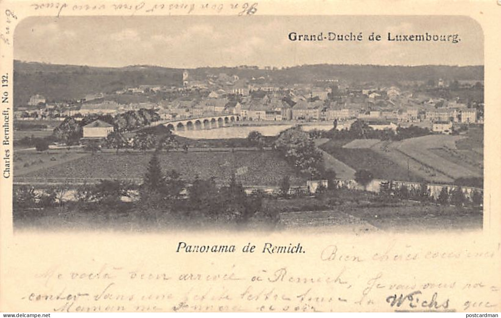Luxembourg - REMICH - Panorama - Ed. Charles Bernhoeft 132