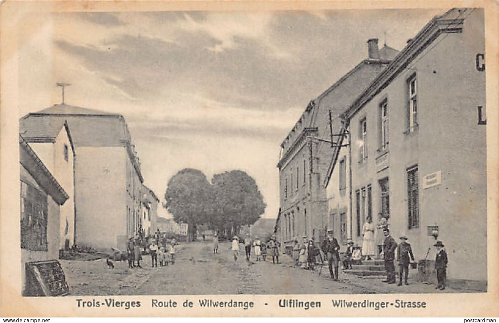 Luxembourg - TROIS-VIERGES - Route de Wilwerdange - Ed. Houstraas 11.