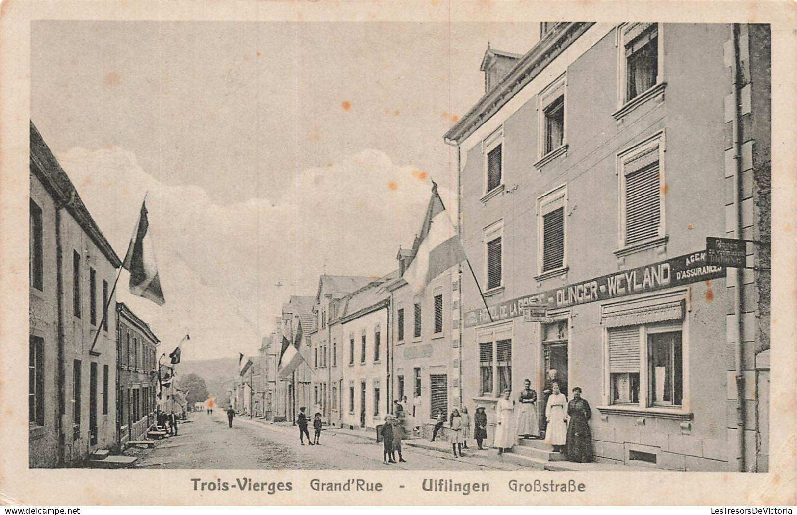 LUXEMBOURG - Ulflingen - Grossstrasse - Trois Vierges - Grand Rue - Hôtel - CPA
