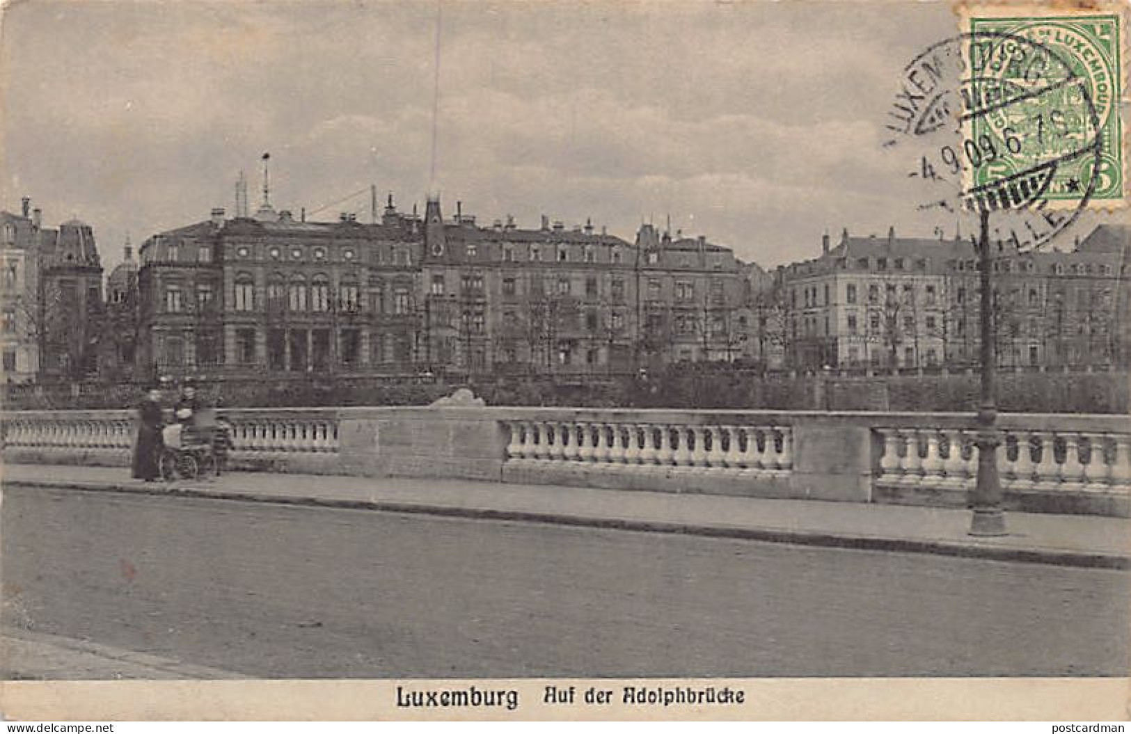 Luxembourg-Ville - Auf der Adolphbrücke - Ed. inconnu