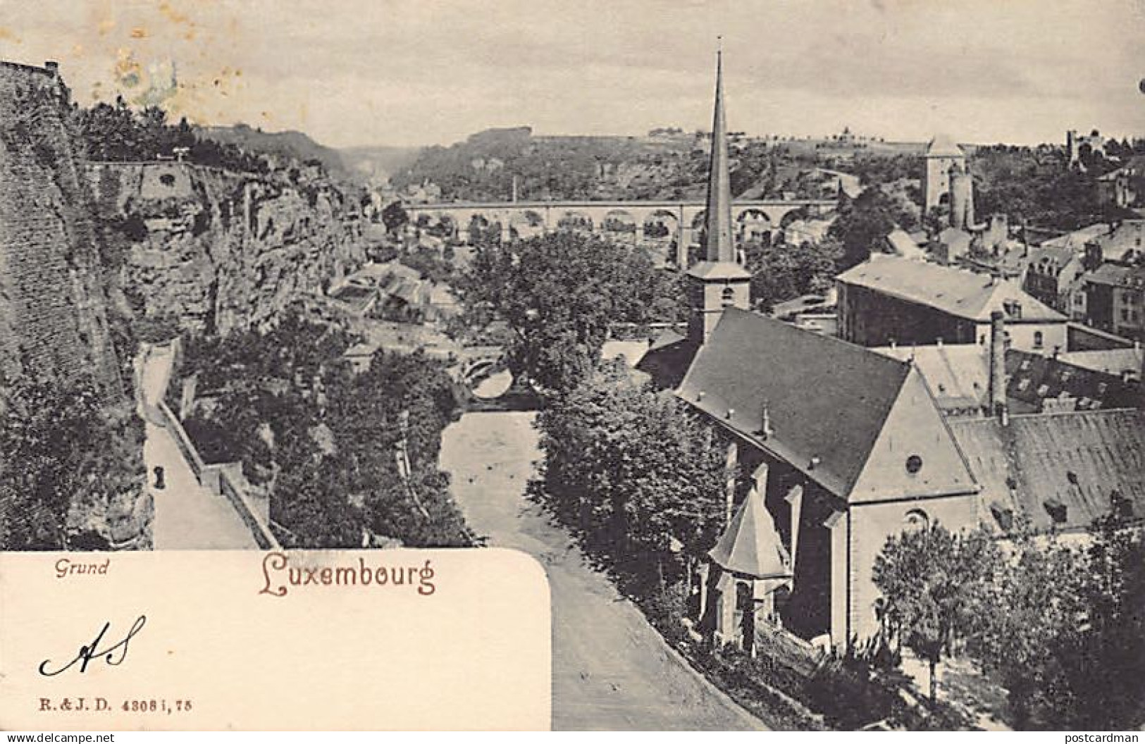 LUXEMBOURG-VILLE - Grund - Ed. Römmler & Jonas 4308