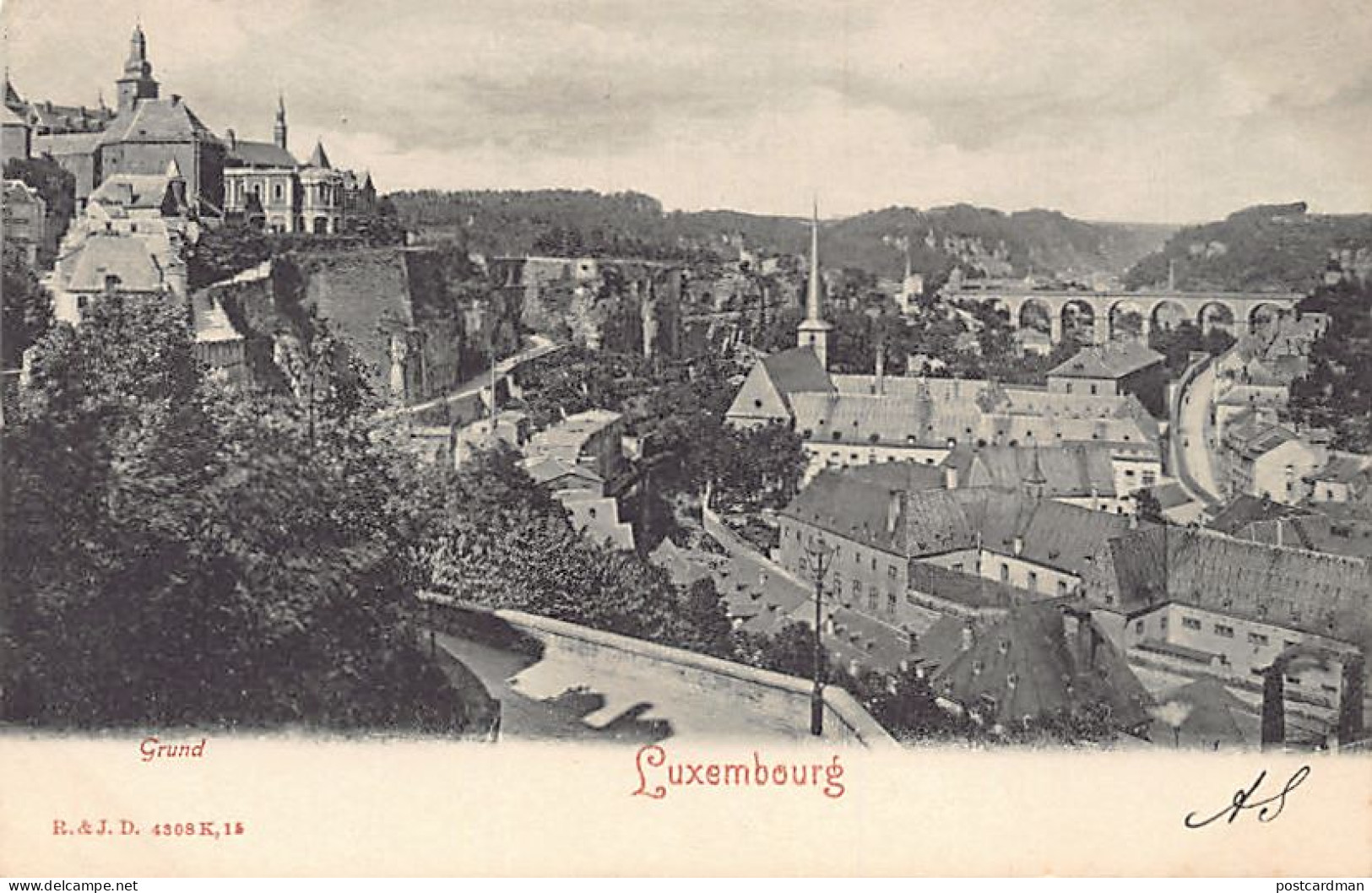 LUXEMBOURG-VILLE - Grund - Ed. Römmler & Jonas 4308